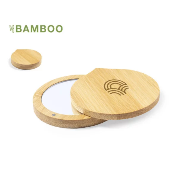 Miroir en bambou personnalisable Susil