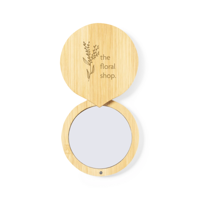 Miroir en bambou personnalisable Susil