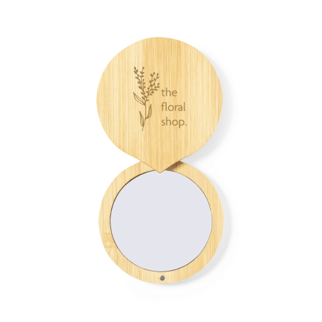 Miroir en bambou personnalisable Susil 