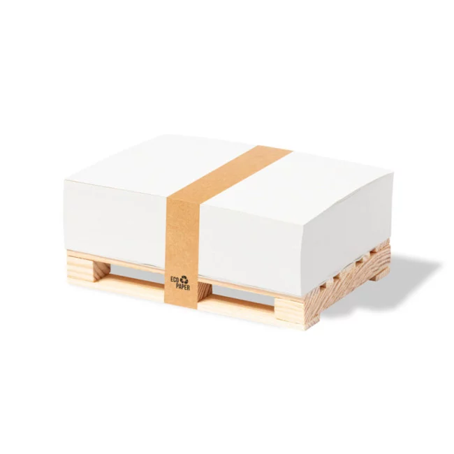 Bloc papier palette publicitaire Hibon