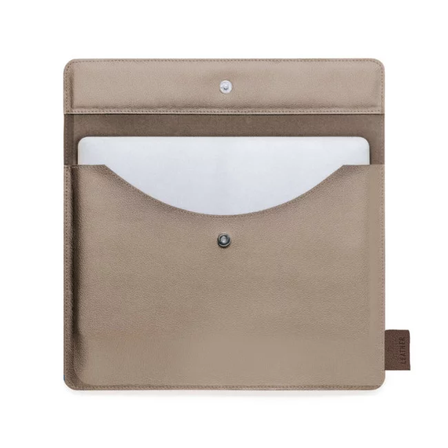 Housse ordinateur cuir recyclé Kroll
