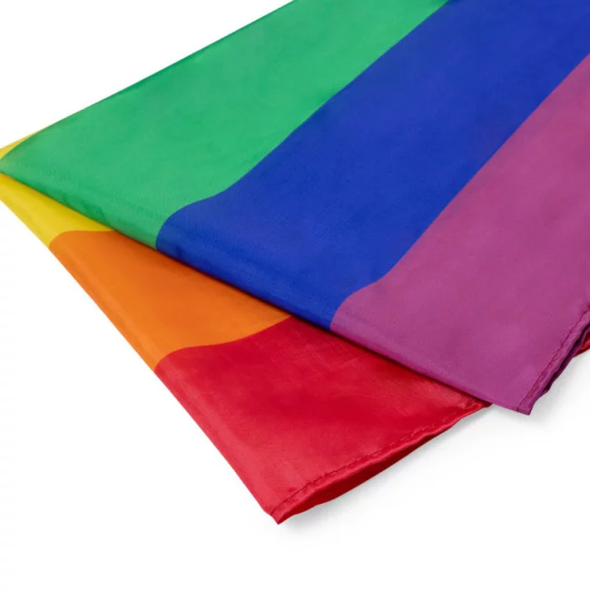 Drapeau publicitaire rainbow 