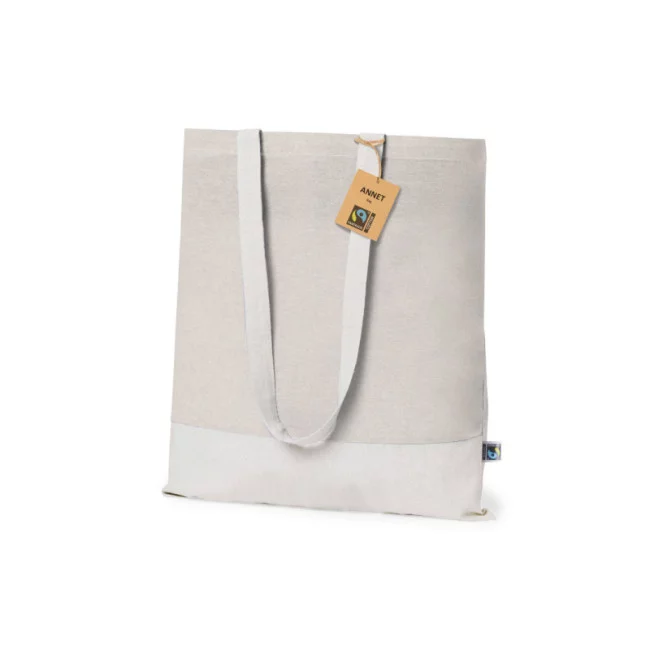Sac shopping publicitaire Annet Fairtrade 