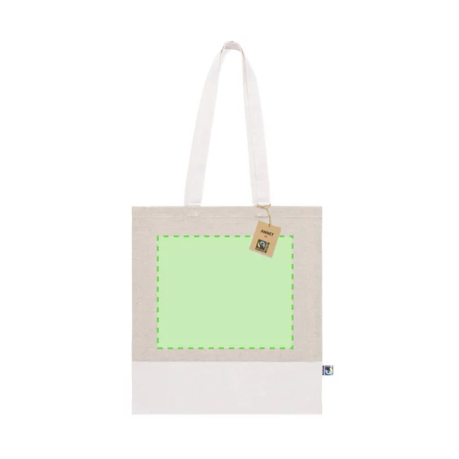 Sac shopping publicitaire Annet Fairtrade 