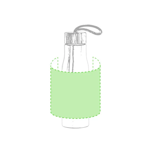 Bouteille publicitaire en acier Dropun 600 ml 