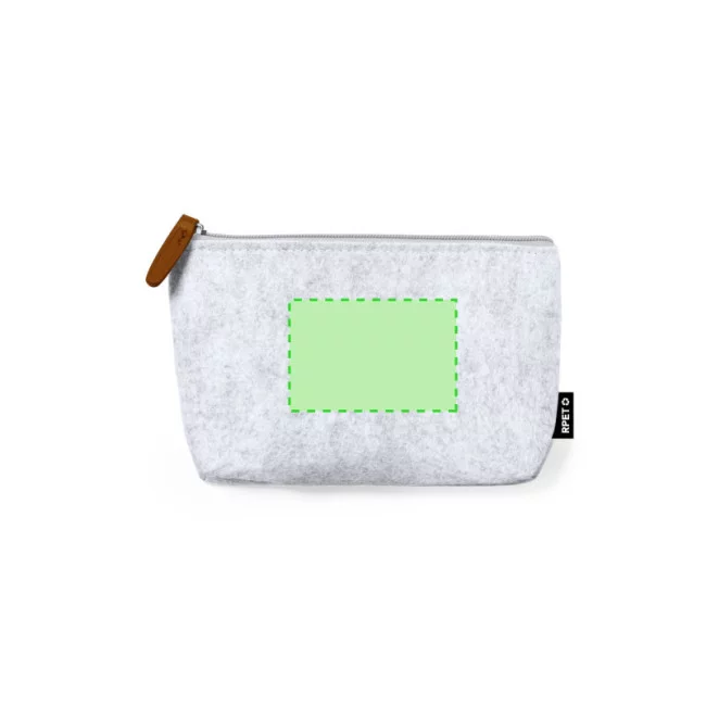Trousse publicitaire en feutre RPET Bricex 