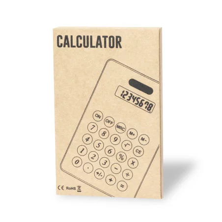 Calculette en carton recyclé Vulcano 