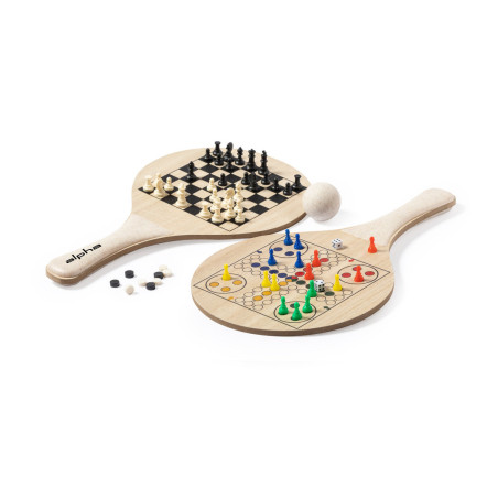 Raquettes de plage 2 en 1 Pecter 