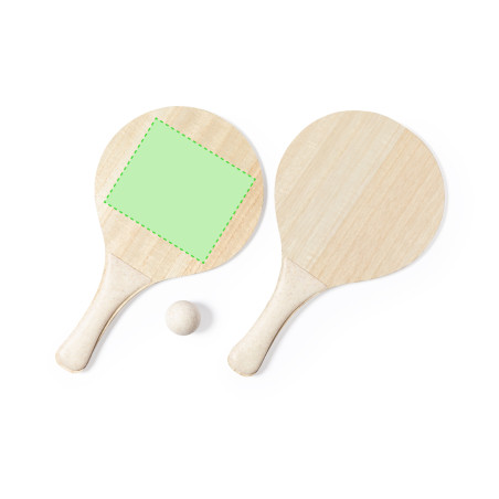 Raquettes de plage 2 en 1 Pecter 