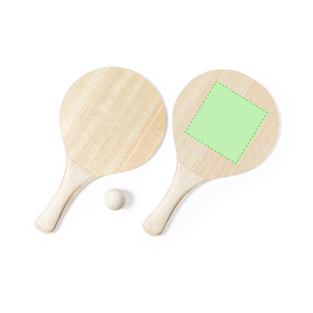 Raquettes de plage 2 en 1 Pecter 