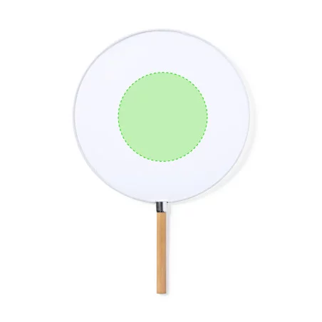 Eventail publicitaire bambou Ai pai 