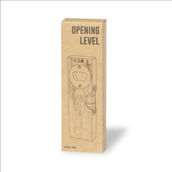 Décapsuleur en bambou 2 en 1 Nudok 