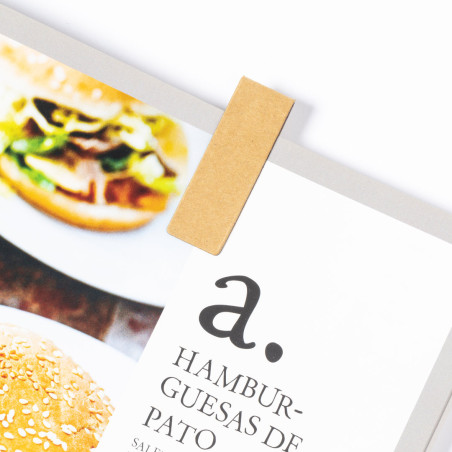 Marque-page magnétique en carton recyclé 