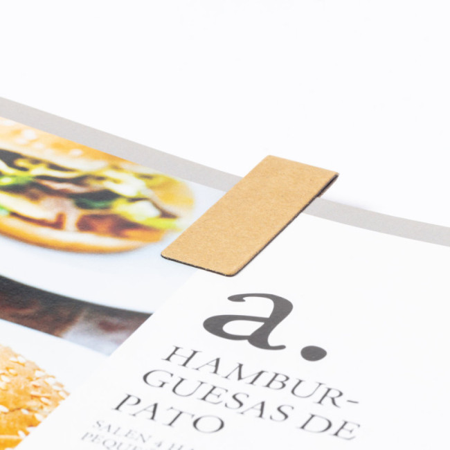 Marque-page magnétique en carton recyclé 