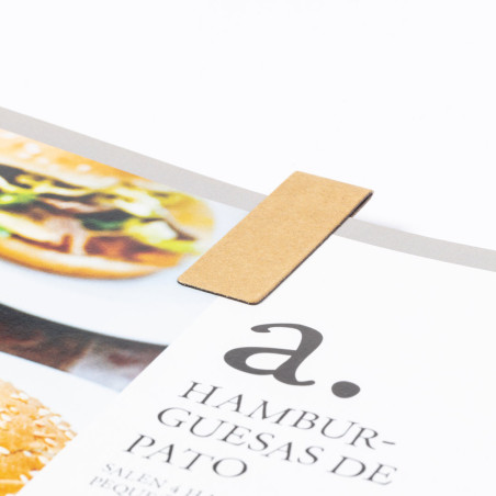 Marque-page magnétique en carton recyclé 