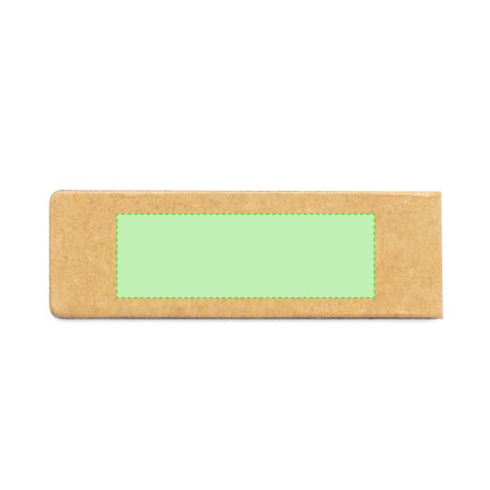 Marque-page magnétique en carton recyclé 