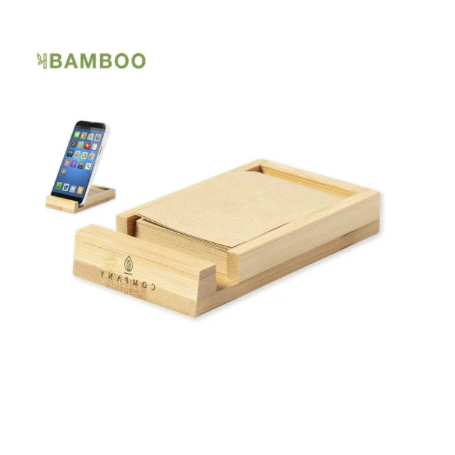 Support de téléphone avec bloc-note Heinda