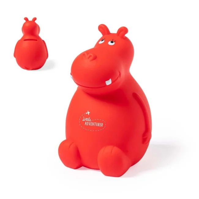 Tirelire publicitaire Hippo