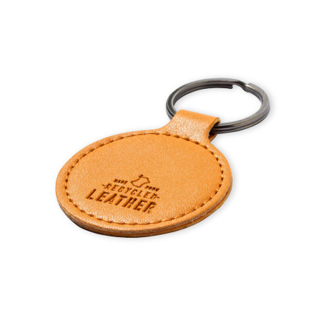 Porte-clés publicitaire en cuir Dontex 