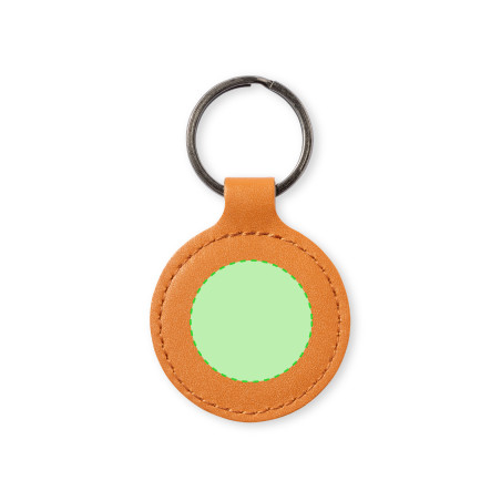 Porte-clés publicitaire en cuir Dontex 