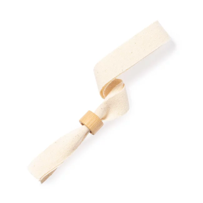 Bracelet publicitaire coton et bambou Bosgo