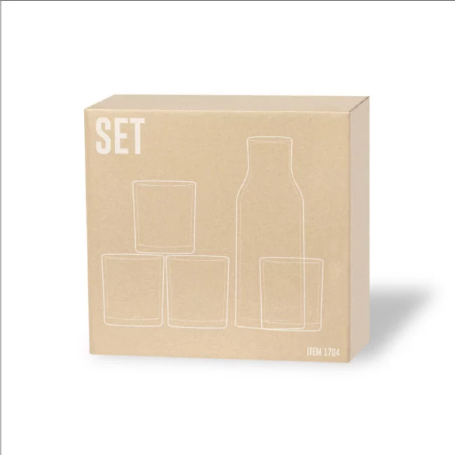 Ensemble carafe et verre Malister