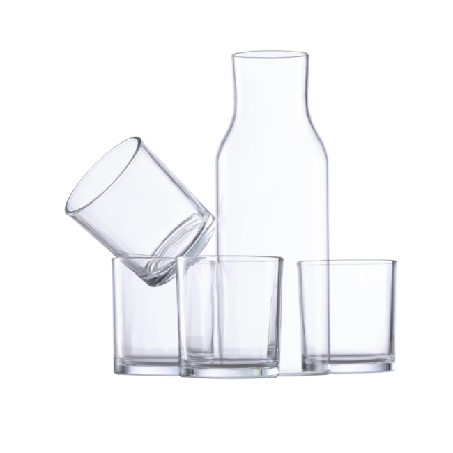 Ensemble carafe et verre Malister