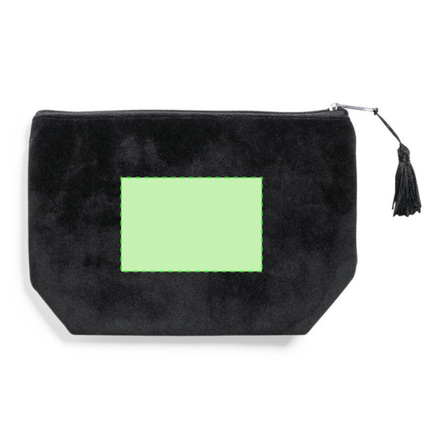 Trousse en suédine personnalisée Roger 