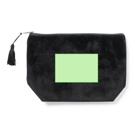 Trousse en suédine personnalisée Roger 