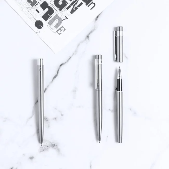 Stylo publicitaire en acier Wutax