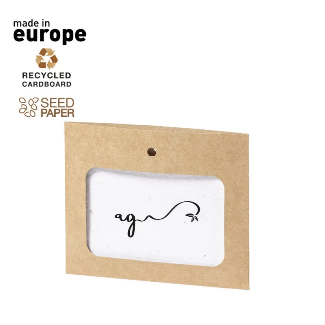 Badge en carton recyclé Binem