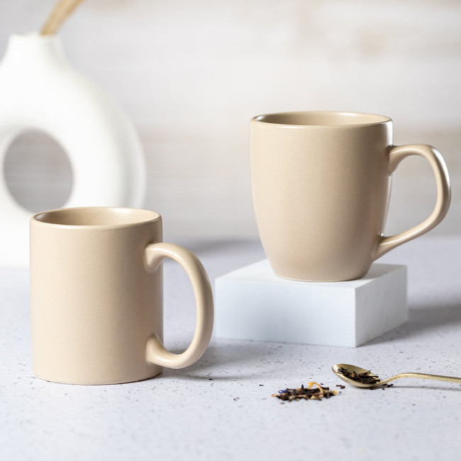 Mug en céramique mat Leslie 470 ml 