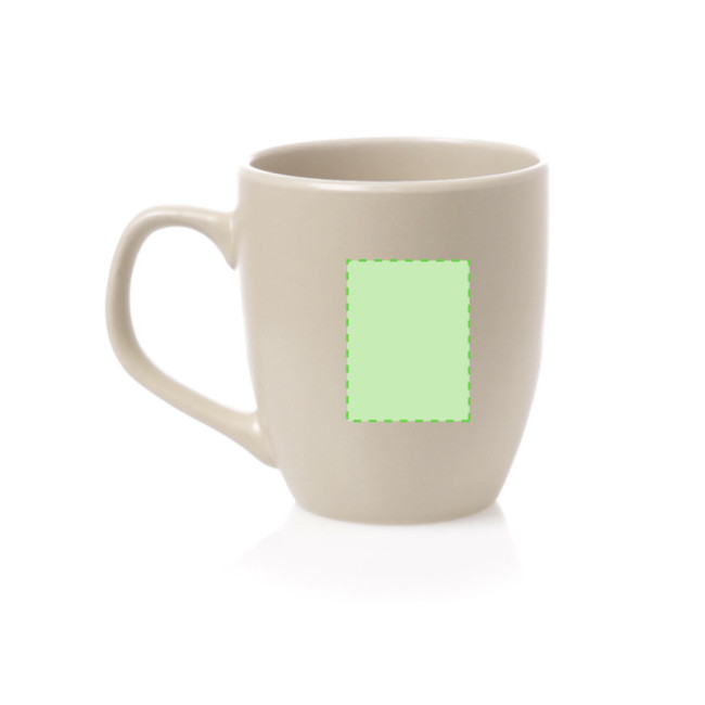 Mug en céramique mat Leslie 470 ml 