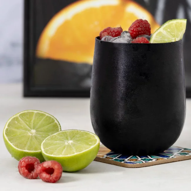 Verre personnalisable en alu Amely 480 ml 