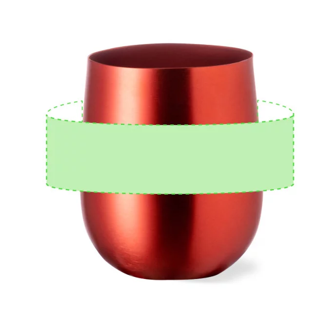 Verre personnalisable en alu Amely 480 ml 