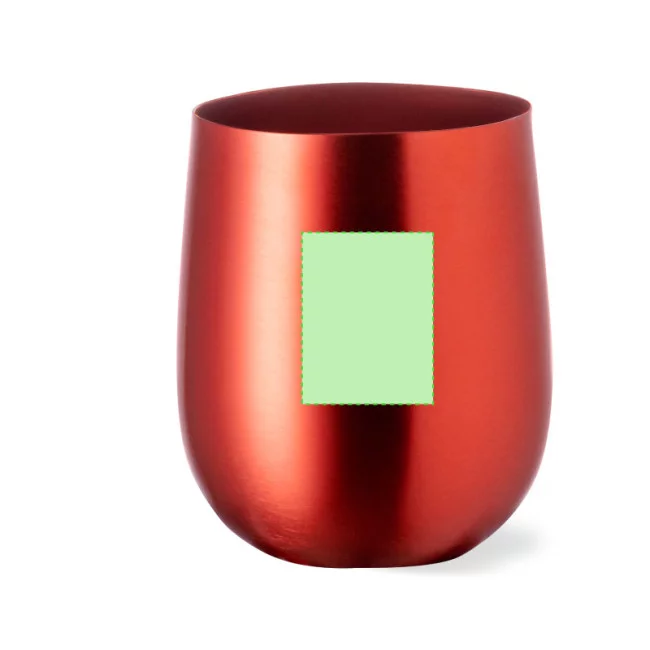 Verre personnalisable en alu Amely 480 ml 