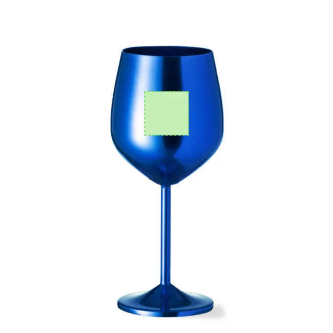 Verre à vin personnalisé en inox Arlene