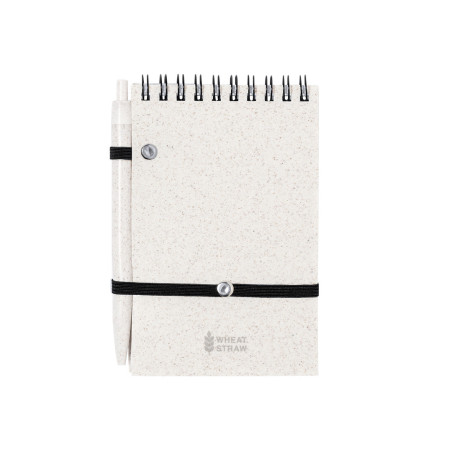 Cahier publicitaire avec stylo Fanny 