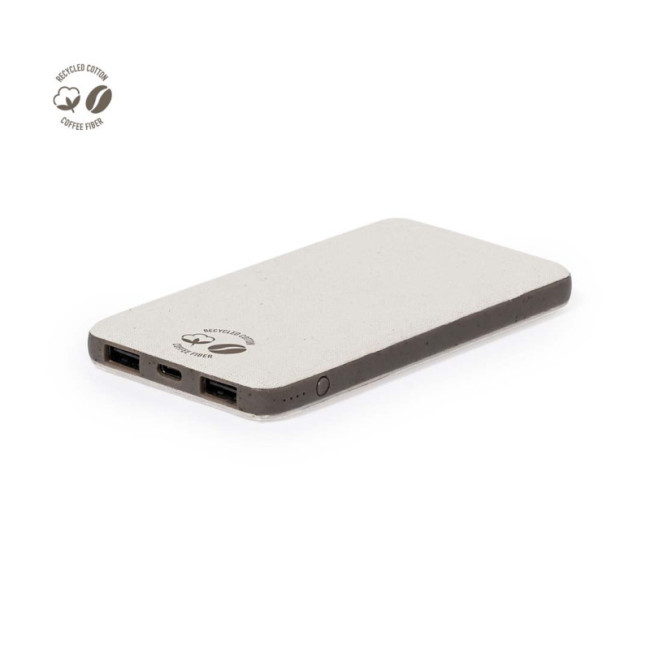 Powerbanks publicitaire en cosse de café Mayer 