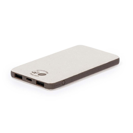 Powerbanks publicitaire en cosse de café Mayer 