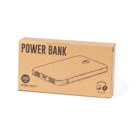 Powerbanks publicitaire en cosse de café Mayer 