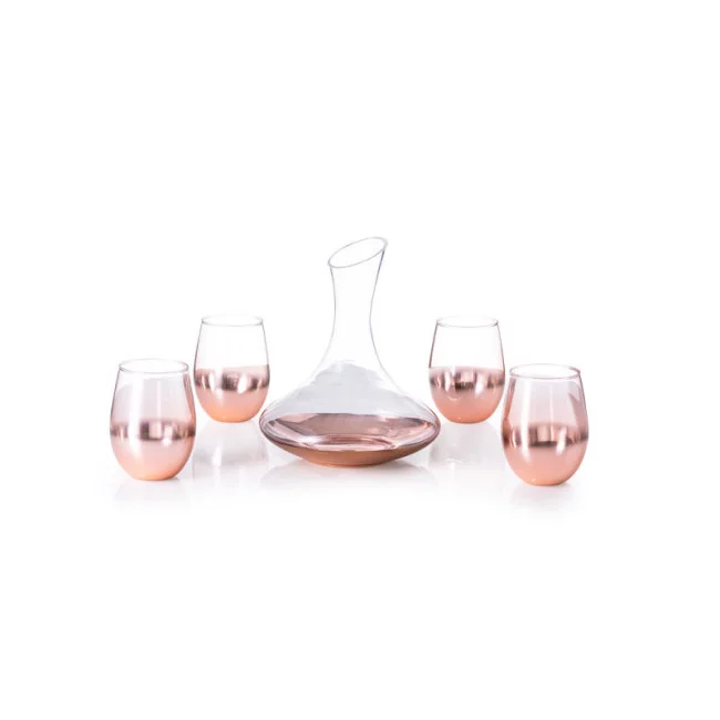 Set publicitaire en verre Prescot 