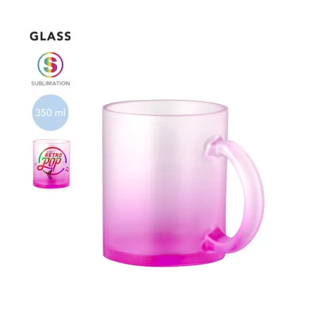 Mug en verre personnalisé Osaka 350 ml 