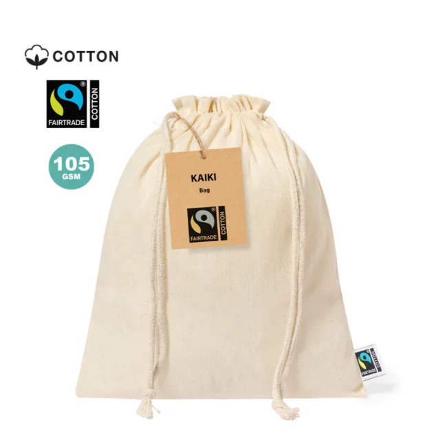 Pochon en coton Fairtrade Kaiki 