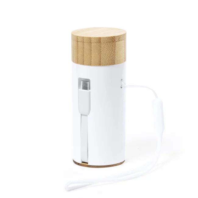 Écouteurs publicitaire Power Bank Lac 