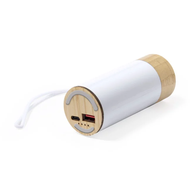 Écouteurs publicitaire Power Bank Lac 