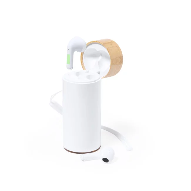 Écouteurs publicitaire Power Bank Lac 