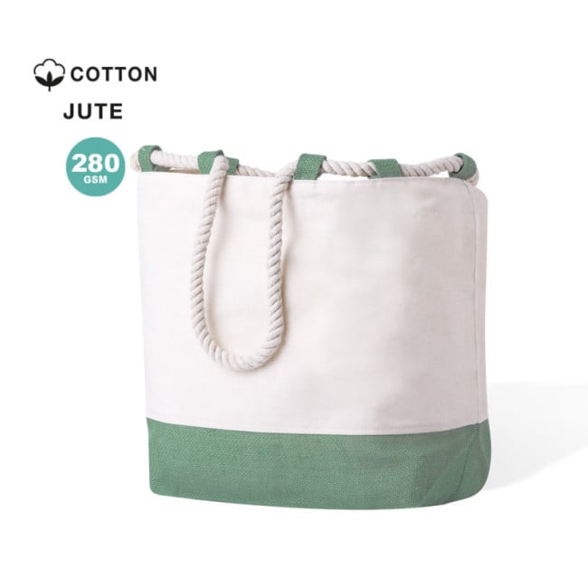 Sac publicitaire coton et jute Belesi 