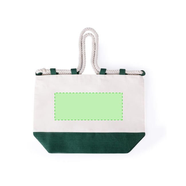 Sac publicitaire coton et jute Belesi 