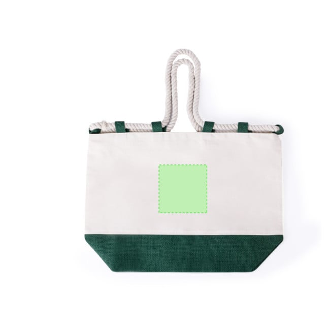 Sac publicitaire coton et jute Belesi 